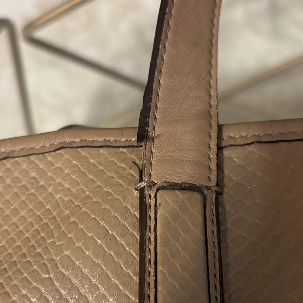 Coach Tan Textured Tote Bag - Picture 14 of 15